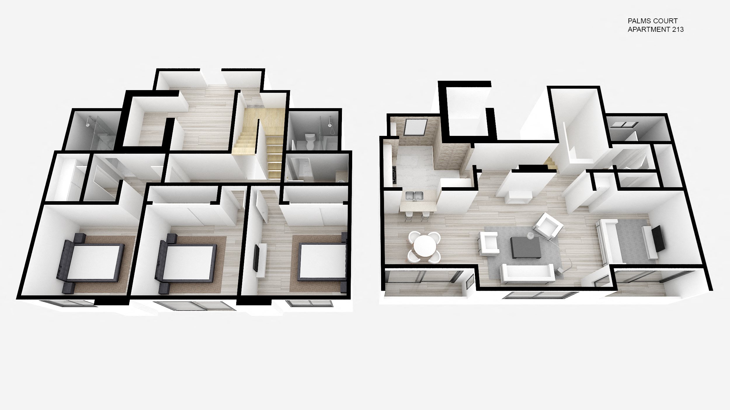 Three Bed + Two Bath Townhouse
